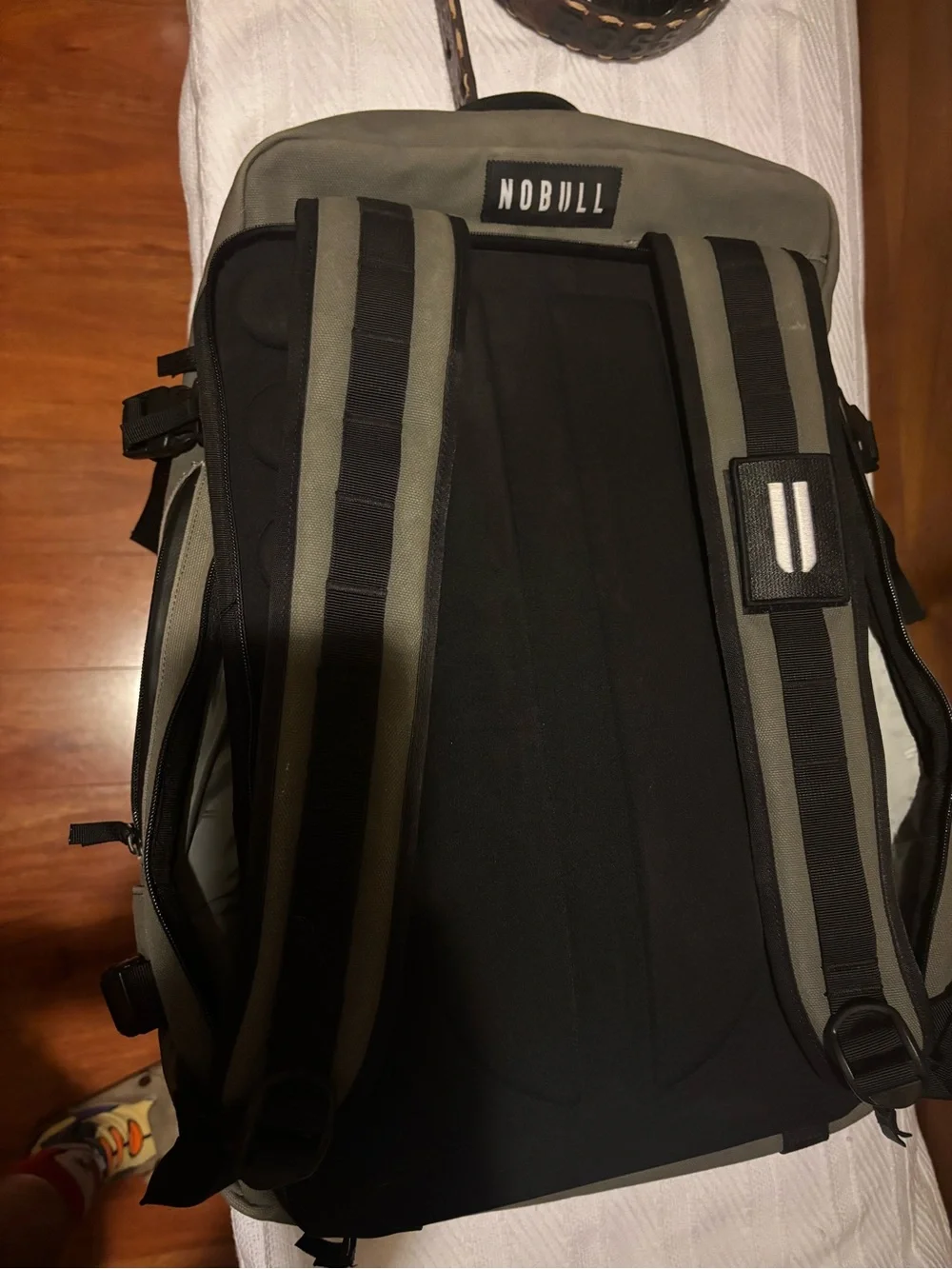 NOBULL Duffleback Gym Training Backpack Gray Black